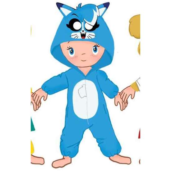 DISFRAZ INFANTIL DE GATITA AKELA KIGURIMI CON SONIDO TALLA 3-4 AÑOS image 0