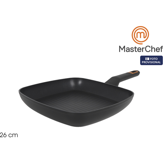 SARTEN GRILL 26CM AL.FORJADO 2.8MM 2C MASTERCHEF image 0