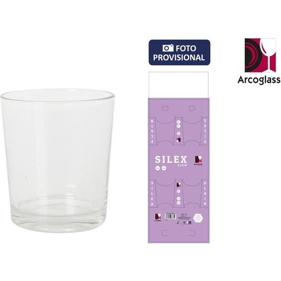 SET 4 VASOS 360CC SILEX PLAIN image 0