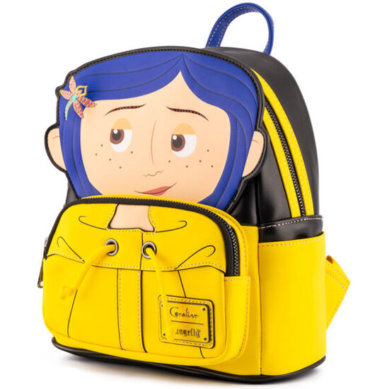 MOCHILA LAIKA LOS MUNDOS DE CORALINE LOUNGEFLY 26CM image 1