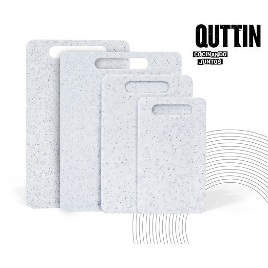 TABLA CORTAR PLAST.GRANITO 25X15CM QUTTIN image 0