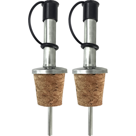 SET-2 TAPON VERTEDOR CORCHO-SS TAPA QUTTIN image 0