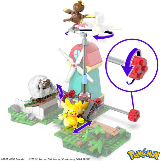 MEGA CONSTRUX CIUDAD DEL VIENTO POKEMON image 3