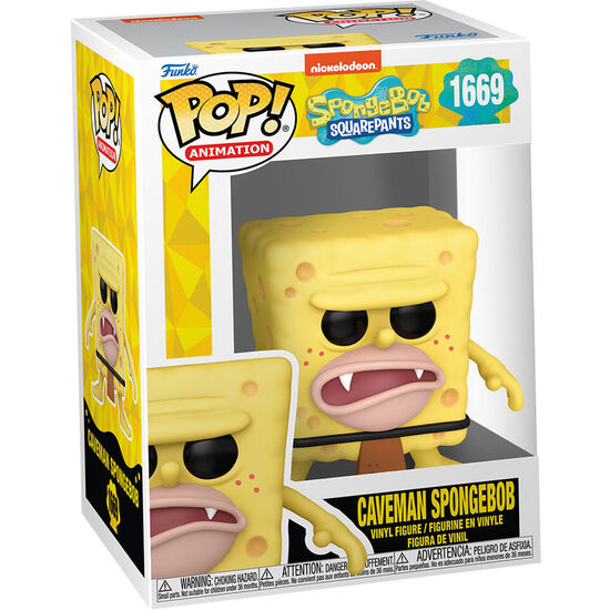 FIGURA POP BOB ESPONJA CAVEMAN SPONGEBOB image 1