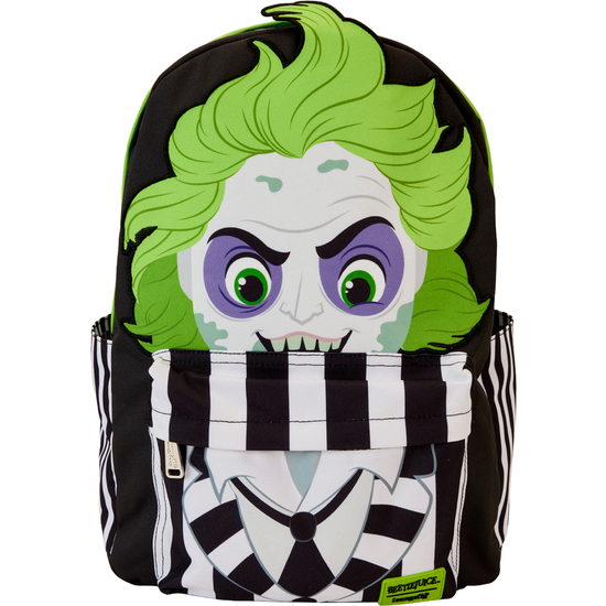 MOCHILA NYLON BEETLEJUICE LOUNGEFLY 43CM image 0