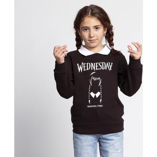SUDADERA COTTON BRUSHED WEDNESDAY image 3
