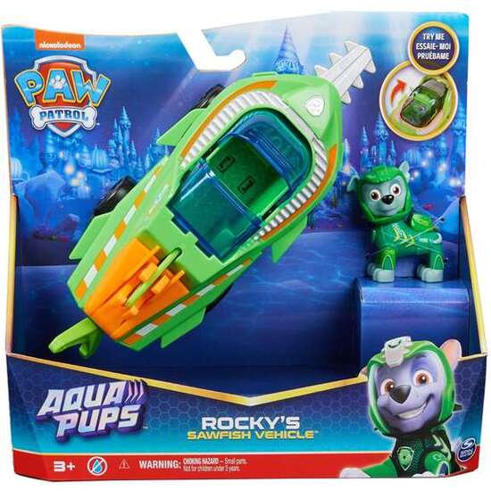 PAW VEHÍCULO AQUA PUPS ROCKY image 1