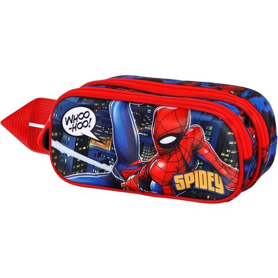 PORTATODO 3D MIGHTY SPIDERMAN MARVEL DOBLE image 2