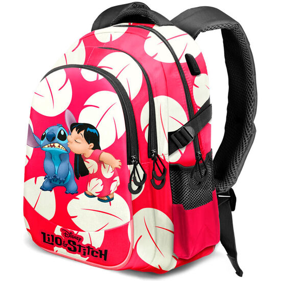 MOCHILA KISS STITCH DISNEY 44CM ADAPTABLE image 0