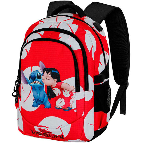 MOCHILA KISS STITCH DISNEY 44CM ADAPTABLE image 1
