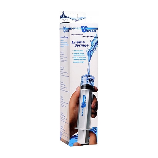 150ML ENEMA SYRINGE - TRANSPARENT image 1