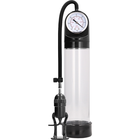 DELUXE PUMP WITH ADVANCED PSI GAUGE - TRANSPARENT image 0