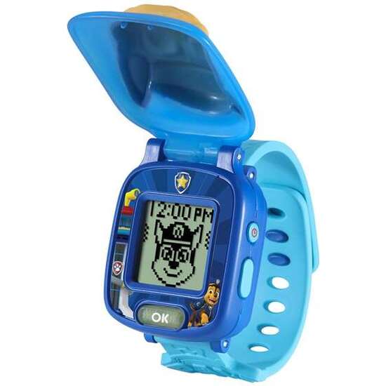 RELOJ EDUCATIVO DE CHASE - PATRULLA CANINA. MULTIFUNCIÓN CON VOCES Y COLORES DE LOS PERSONAJES DE LA PATRULLA  21X5X3 CM image 0