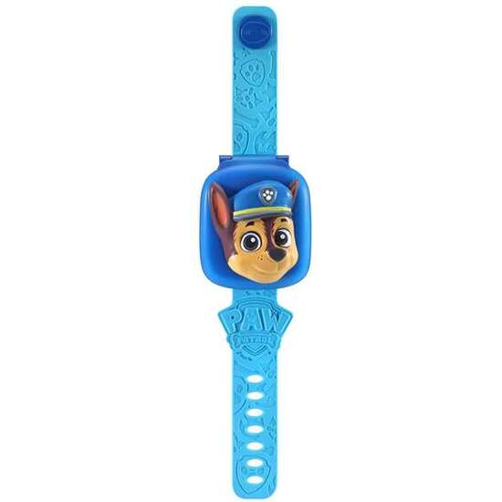 RELOJ EDUCATIVO DE CHASE - PATRULLA CANINA. MULTIFUNCIÓN CON VOCES Y COLORES DE LOS PERSONAJES DE LA PATRULLA  21X5X3 CM image 1