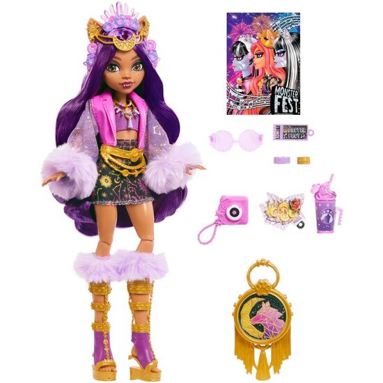 MUÑECA CLAWDEEN WOLF FIESTA MONSTRUOSA MONSTER HIGH image 1