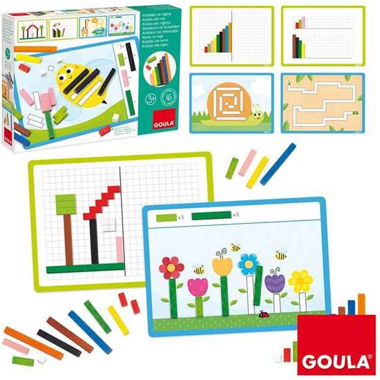GOULA JUEGO ACTIVIDADES CON REGLETAS DE MADERA image 0