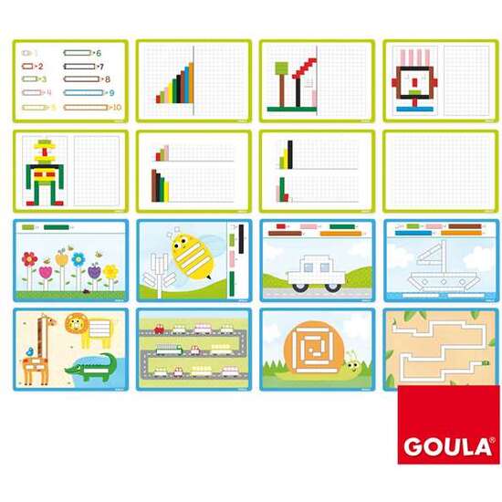 GOULA JUEGO ACTIVIDADES CON REGLETAS DE MADERA image 3