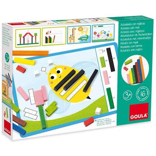 GOULA JUEGO ACTIVIDADES CON REGLETAS DE MADERA image 4