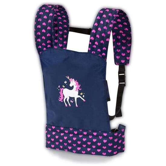 MOCHILA BEBÉ PASEO AZUL MARINO PARA MUÑECAS O PELUCHES DE HASTA 46 CM image 1