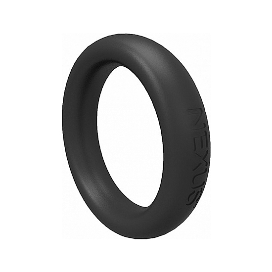 ENDURO SILICONE COCK RING - BLACK image 0