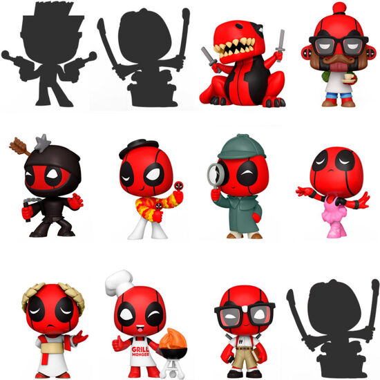FIGURA MYSTERY MINIS MARVEL DEADPOOL 30TH image 0