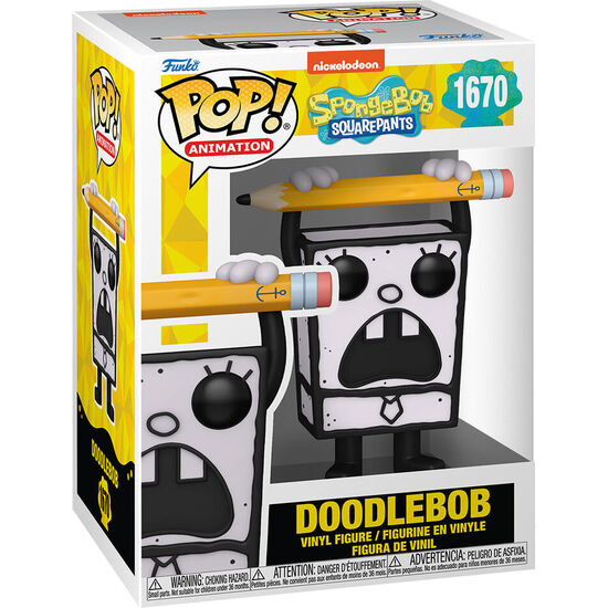 FIGURA POP BOB ESPONJA DOODLEBOB image 1