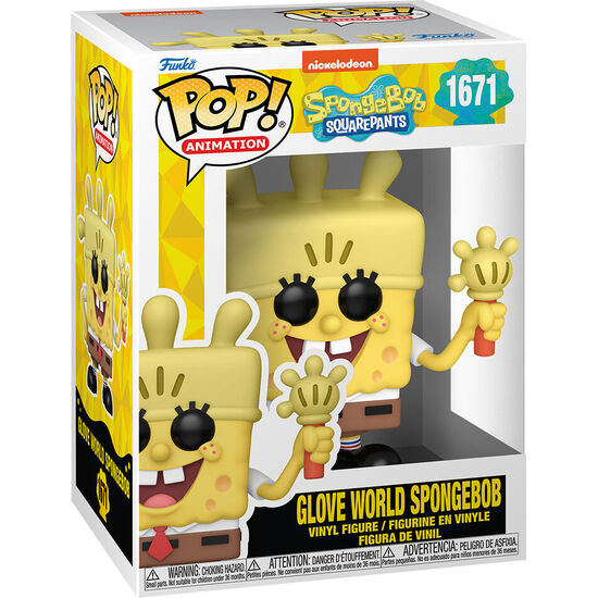 FIGURA POP BOB ESPONJA GLOVE WORLD SPONGEBOB image 1