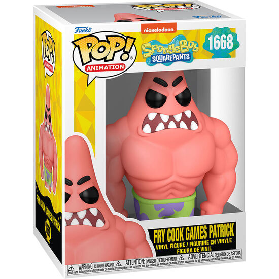FIGURA POP BOB ESPONJA FRY COOK GAME PATRICK image 1
