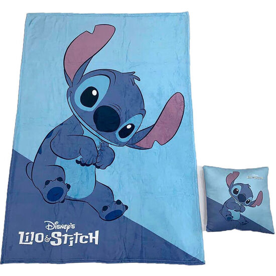 SET MANTA POLAR + COJIN STITCH DISNEY image 0