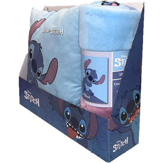 SET MANTA POLAR + COJIN STITCH DISNEY image 1
