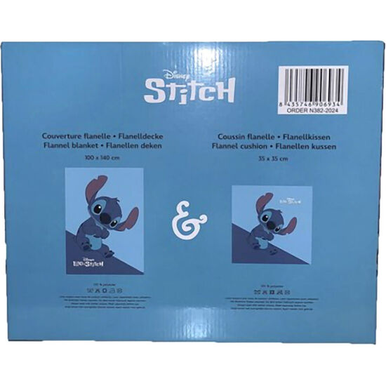 SET MANTA POLAR + COJIN STITCH DISNEY image 2