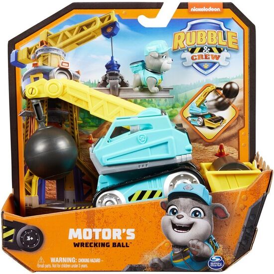 VEHICULO CLASICO MOTOR EQUIPO RUBBLE PATRULLA CANINA PAW PATROL image 0