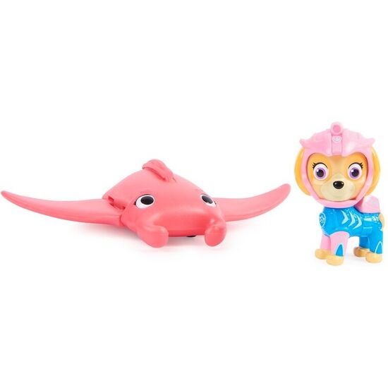 BLISTER 2 FIGURAS SKYE AQUA PUPS PATRULLA CANINA PAW PATROL image 3