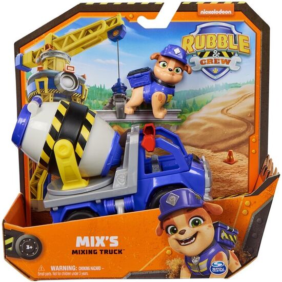 VEHICULO CLASICO MIX EQUIPO RUBBLE PATRULLA CANINA PAW PATROL image 0