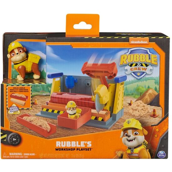 PLAYSET TALLER CONSTRUCCION EQUIPO RUBBLE PATRULLA CANINA PAW PATROL image 0