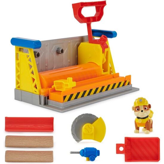 PLAYSET TALLER CONSTRUCCION EQUIPO RUBBLE PATRULLA CANINA PAW PATROL image 1