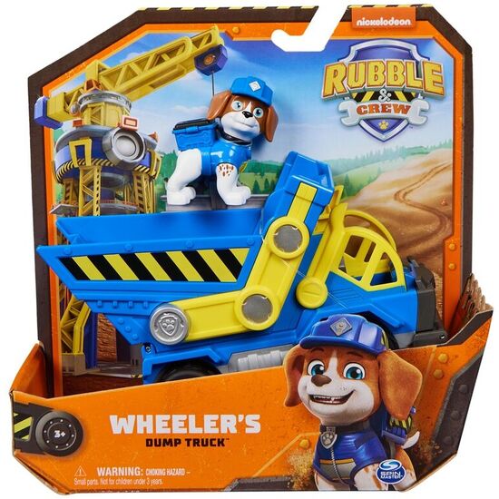VEHICULO CLASICO WHEELER EQUIPO RUBBLE PATRULLA CANINA PAW PATROL image 0