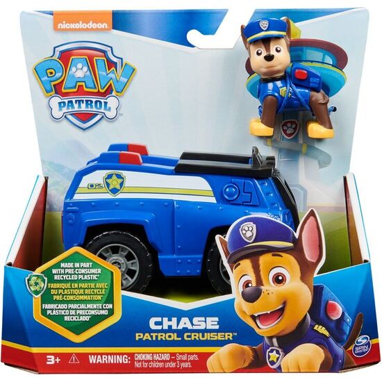 VEHICULO CLASICO SOSTENIBLE CHASE PATRULLA CANINA PAW PATROL image 0