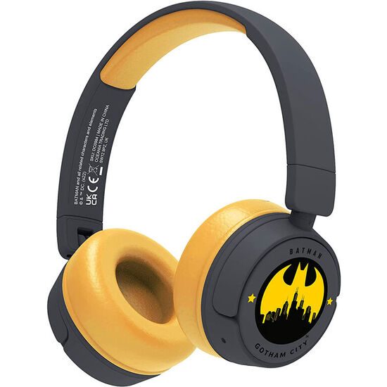 AURICULARES INALAMBRICOS INFANTILES GOTHAM CITY BATMAN DC COMICS image 0