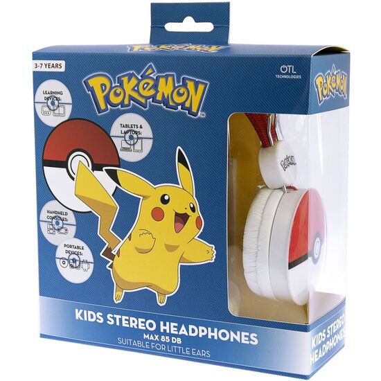 AURICULARES INFANTILES POKEBALL POKEMON image 2