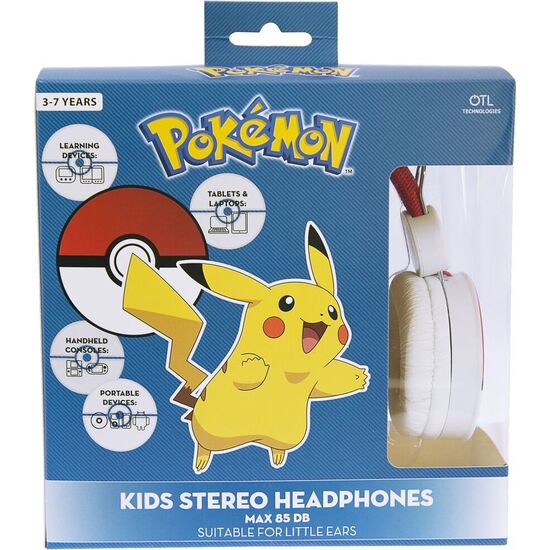AURICULARES INFANTILES POKEBALL POKEMON image 3