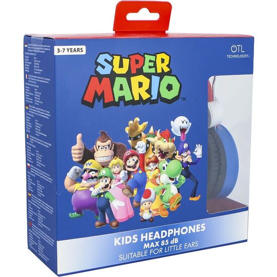 AURICULARES INFANTILES SUPER MARIO BROS image 1