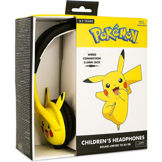 AURICULARES INFANTILES PIKACHU POKEMON image 0