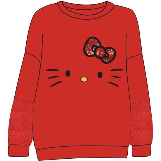 SUDADERA COTTON BRUSHED HELLO KITTY image 0