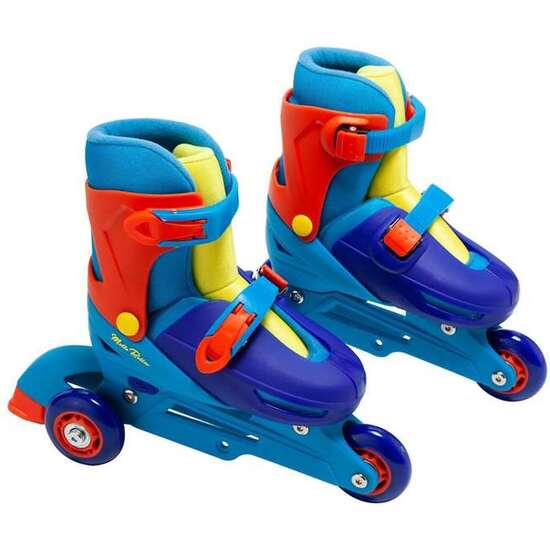 PATINES 2 EN 1 AJUSTABLES AZUL (TALLA 31/34) image 0