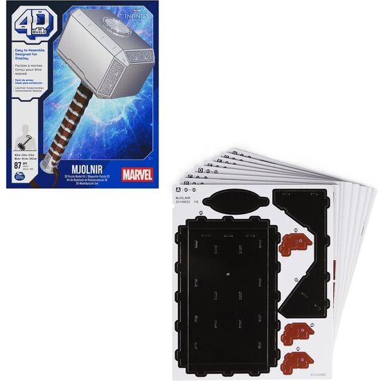 PUZZLE 3D MARTILLO DE THOR MARVEL image 1