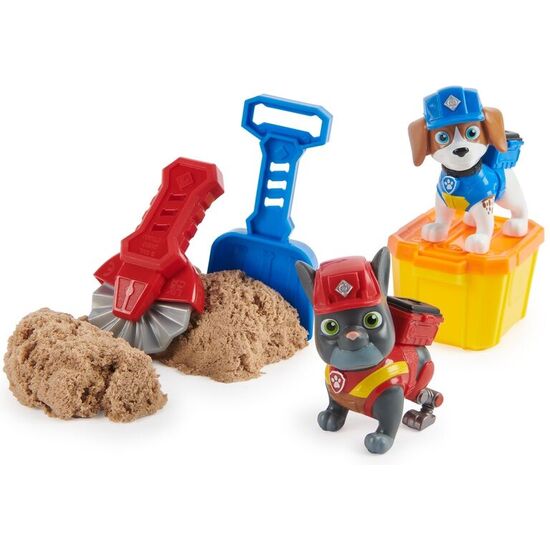 BLISTER 2 FIGURAS CHARGER Y WHEELER EQUIPO RUBBLE PATRULLA CANINA PAW PATROL image 2