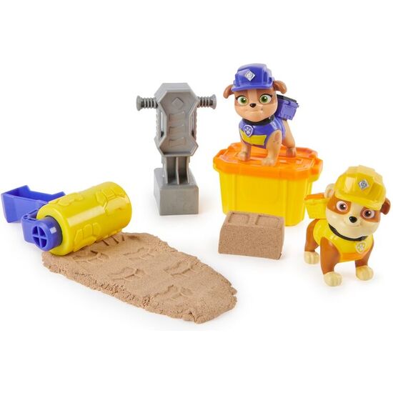 BLISTER 2 FIGURAS RUBBLE Y MIX EQUIPO RUBBLE PATRULLA CANINA PAW PATROL image 2