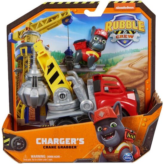 VEHICULO CLASICO CHARGER EQUIPO RUBBLE PATRULLA CANINA PAW PATROL image 0