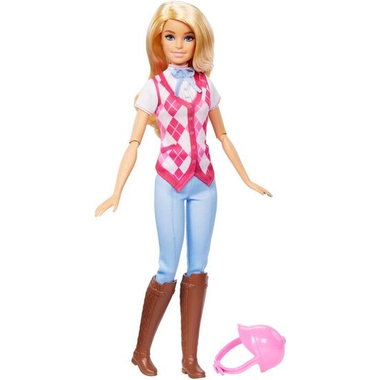 MUÑECA JINETE EQUITACION BARBIE image 1